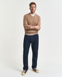 Classic Cotton V-Neck Sweater