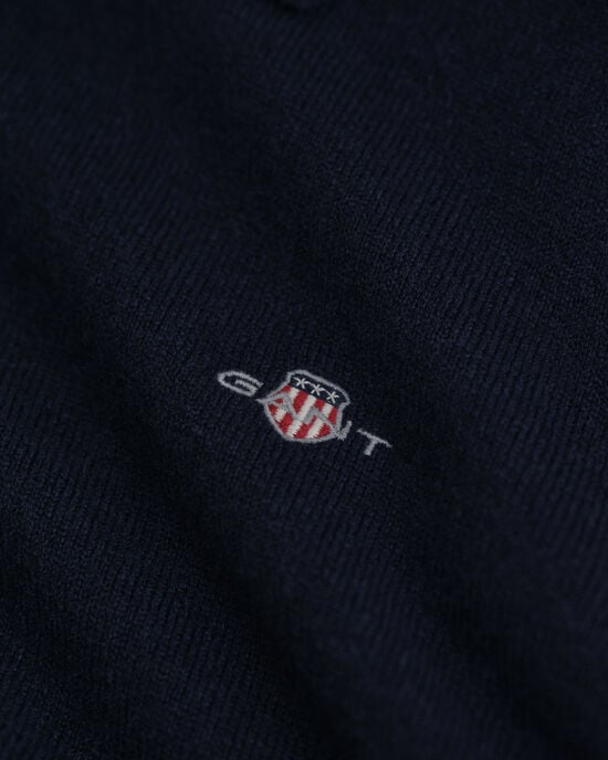 Superfine Lambswool Polo Sweater