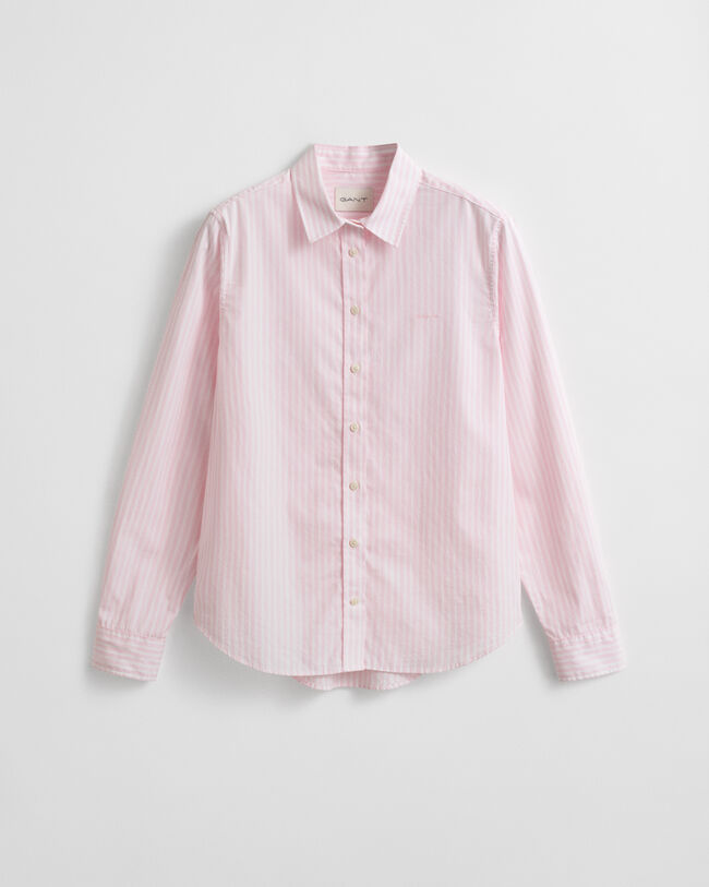 Regular Fit Classic Striped Poplin Shirt