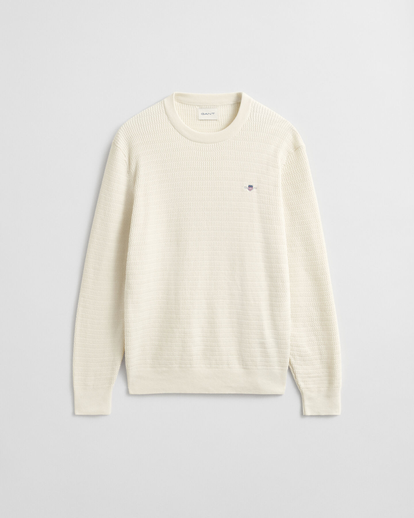 Mini Cable Knit Crew Neck Sweater