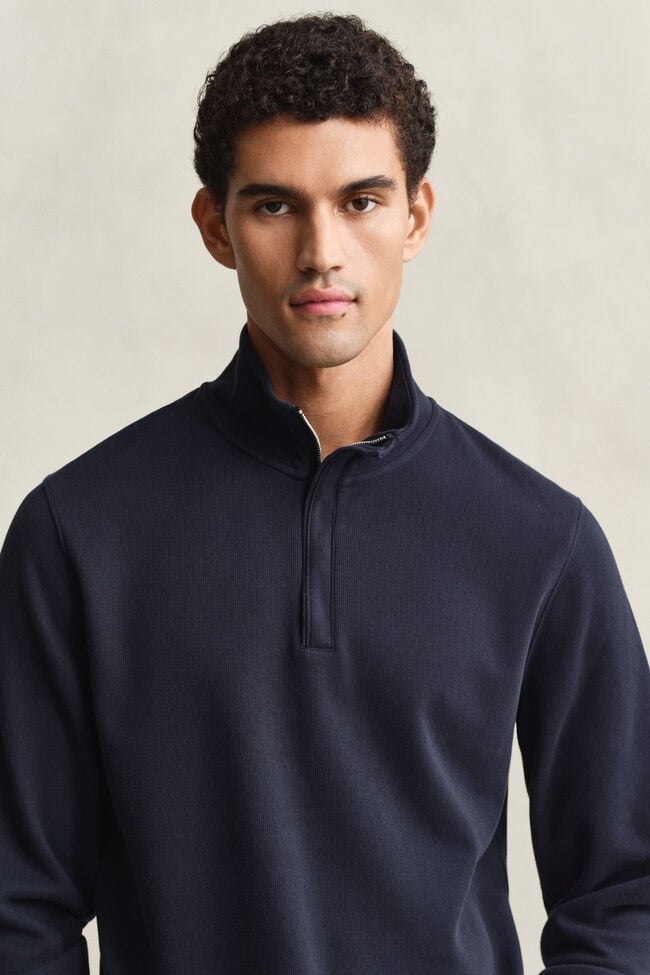 Sacker Rib Half-Zip Sweatshirt