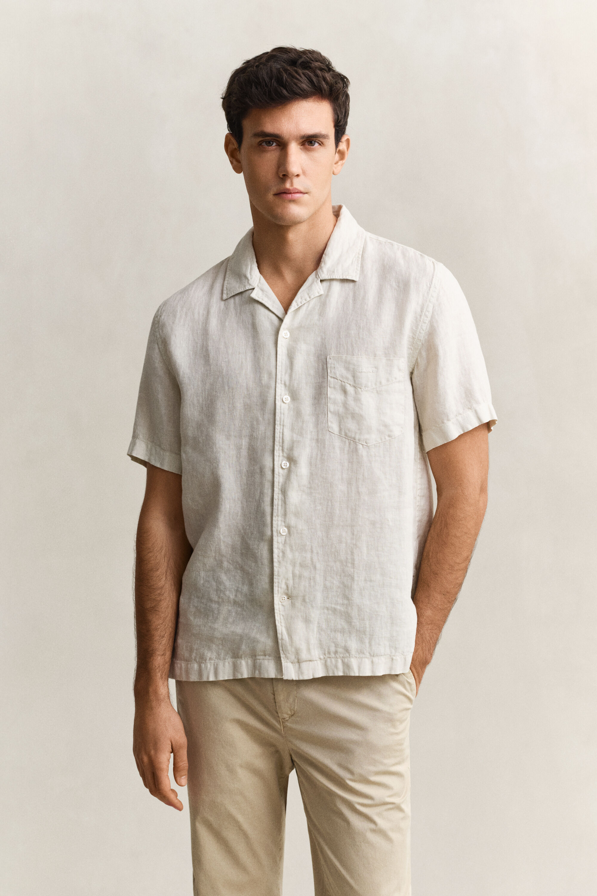 Short Sleeve Linen Shirt