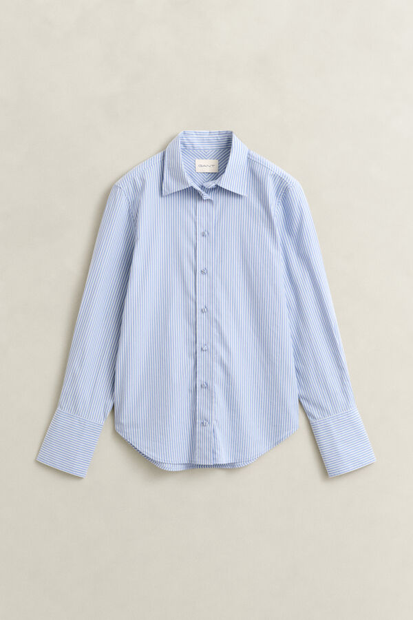 Striped Yoke Detail Shirt — MISTY LAVENDER