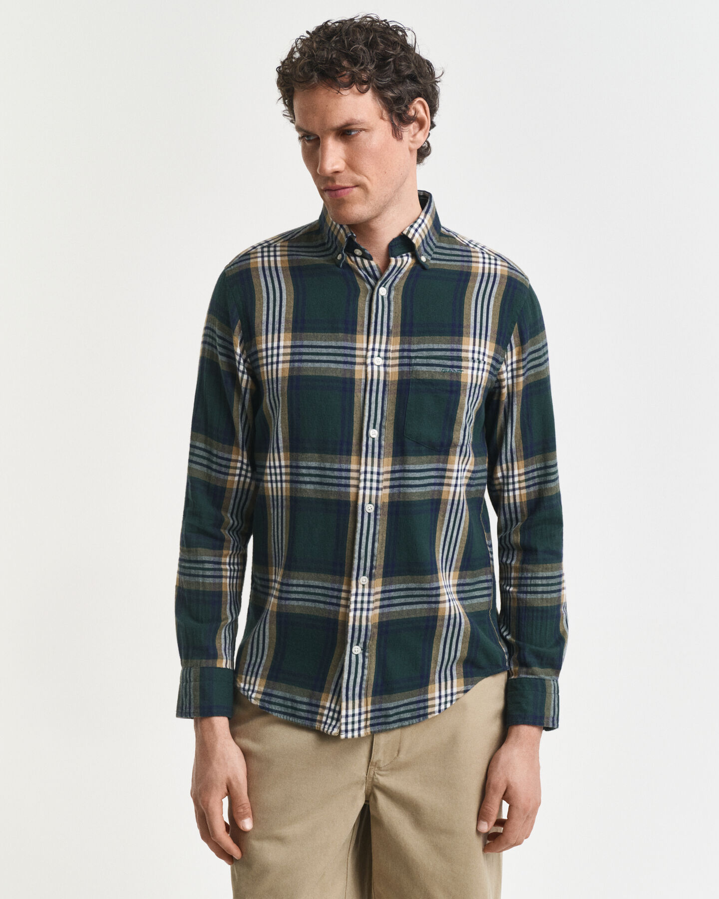 Regular Fit Windblown Flannel Check Shirt