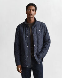 Quilted Windcheater Mid-Length Jacket