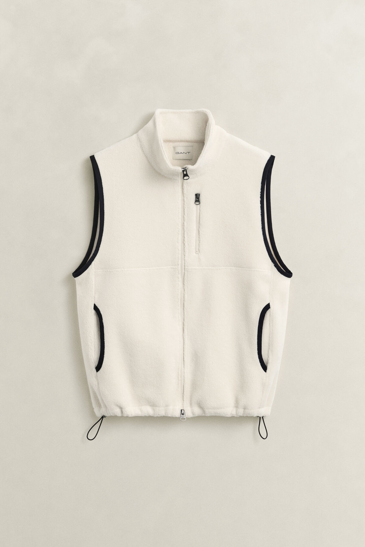 Fleece Vest — CREAM