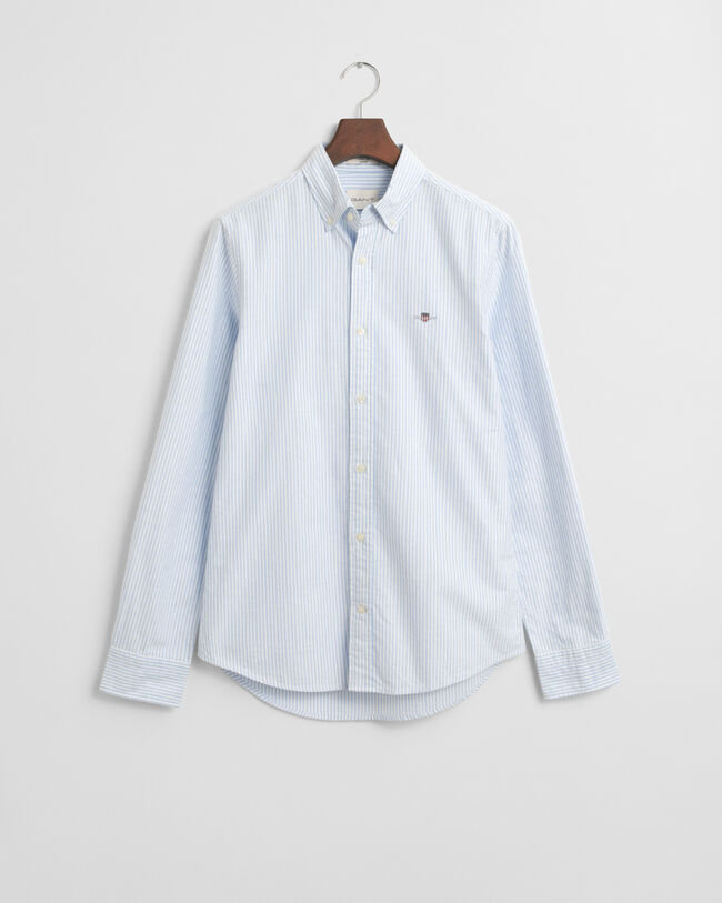 Slim Fit Banker Stripe Classic Oxford Shirt