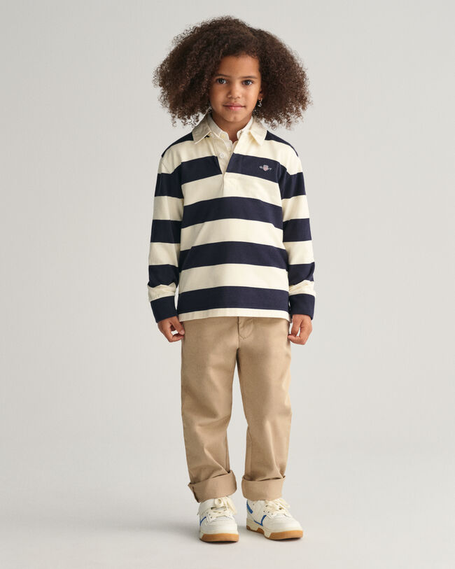 Kids Shield Striped Rugger