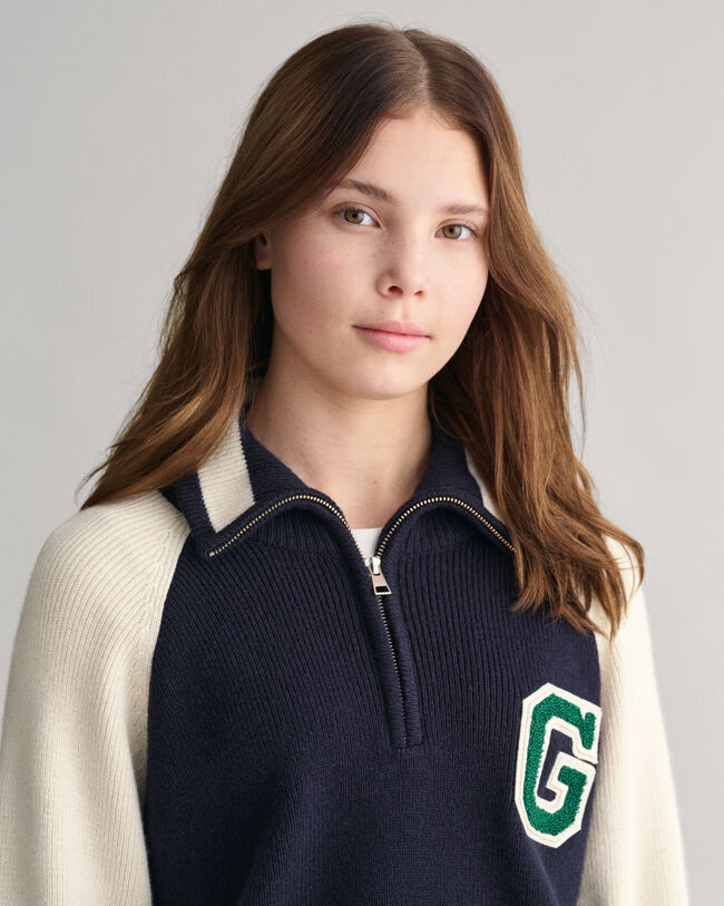 Teens Knitted GANT Varsity Sweater