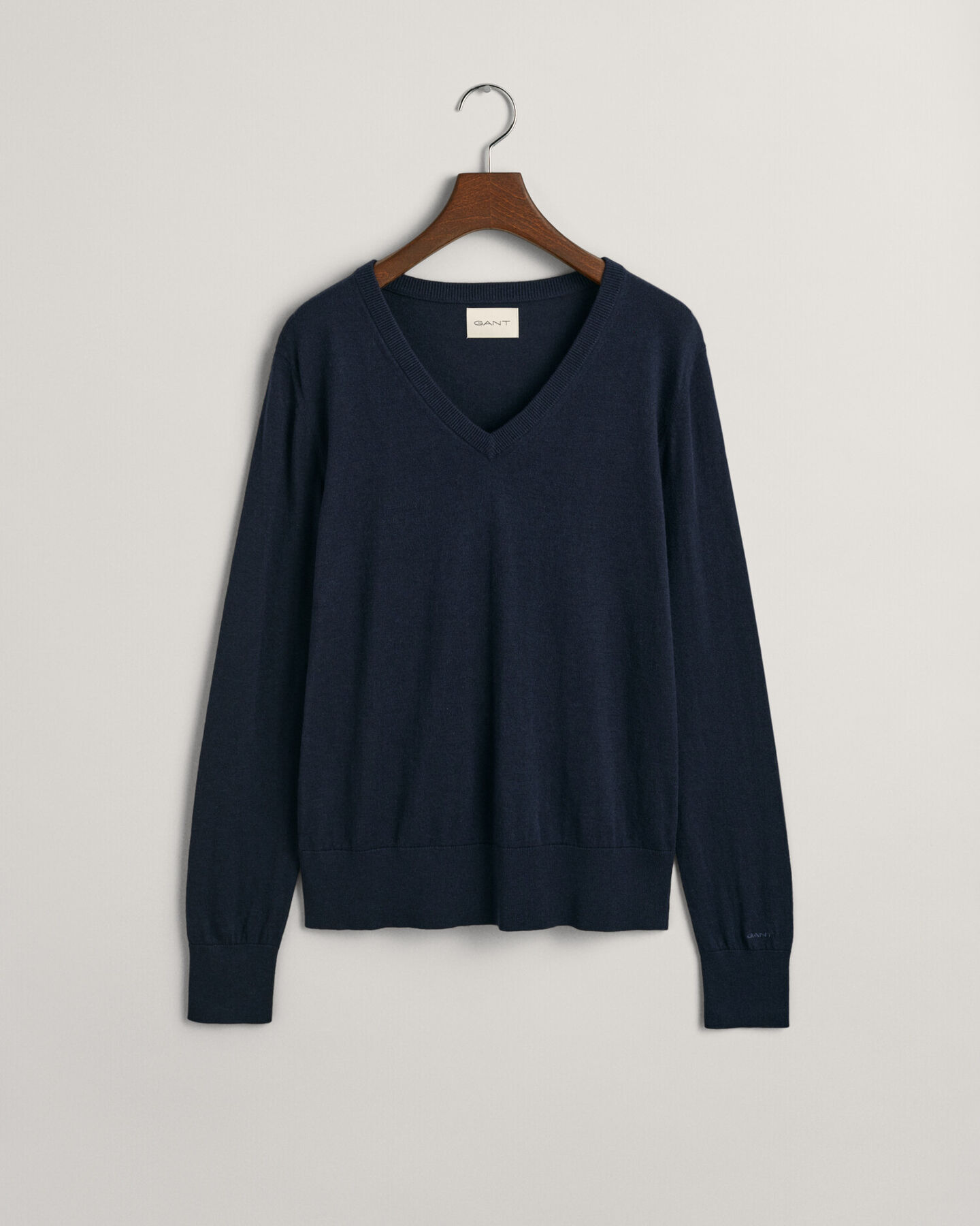 Fine Knit V-Neck Sweater