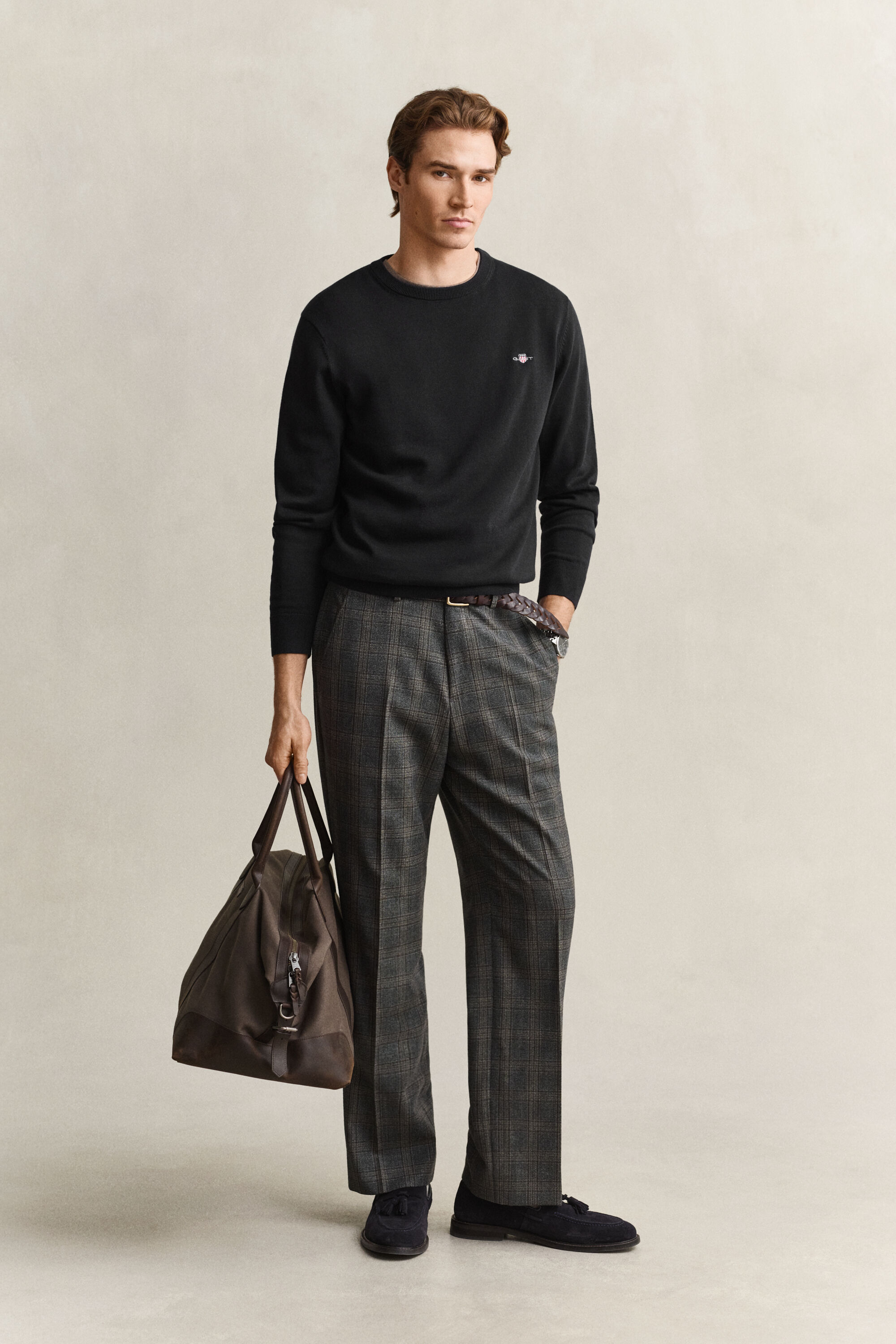 Cotton Crew Neck Sweater