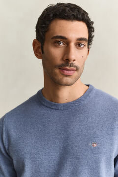 Lambswool Crew Neck Sweater — BLUE HORIZON 4