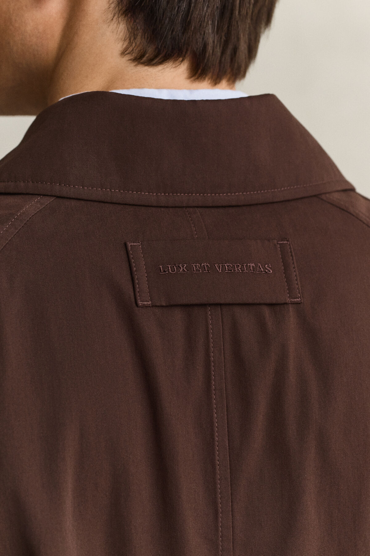 Gant x Yale Car Coat — BLACK BROWN