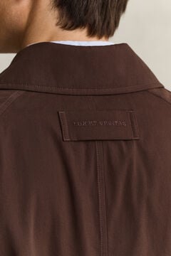 Gant x Yale Car Coat — BLACK BROWN 3