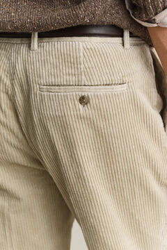 Corduroy Suit Pants — CLAY BEIGE 3