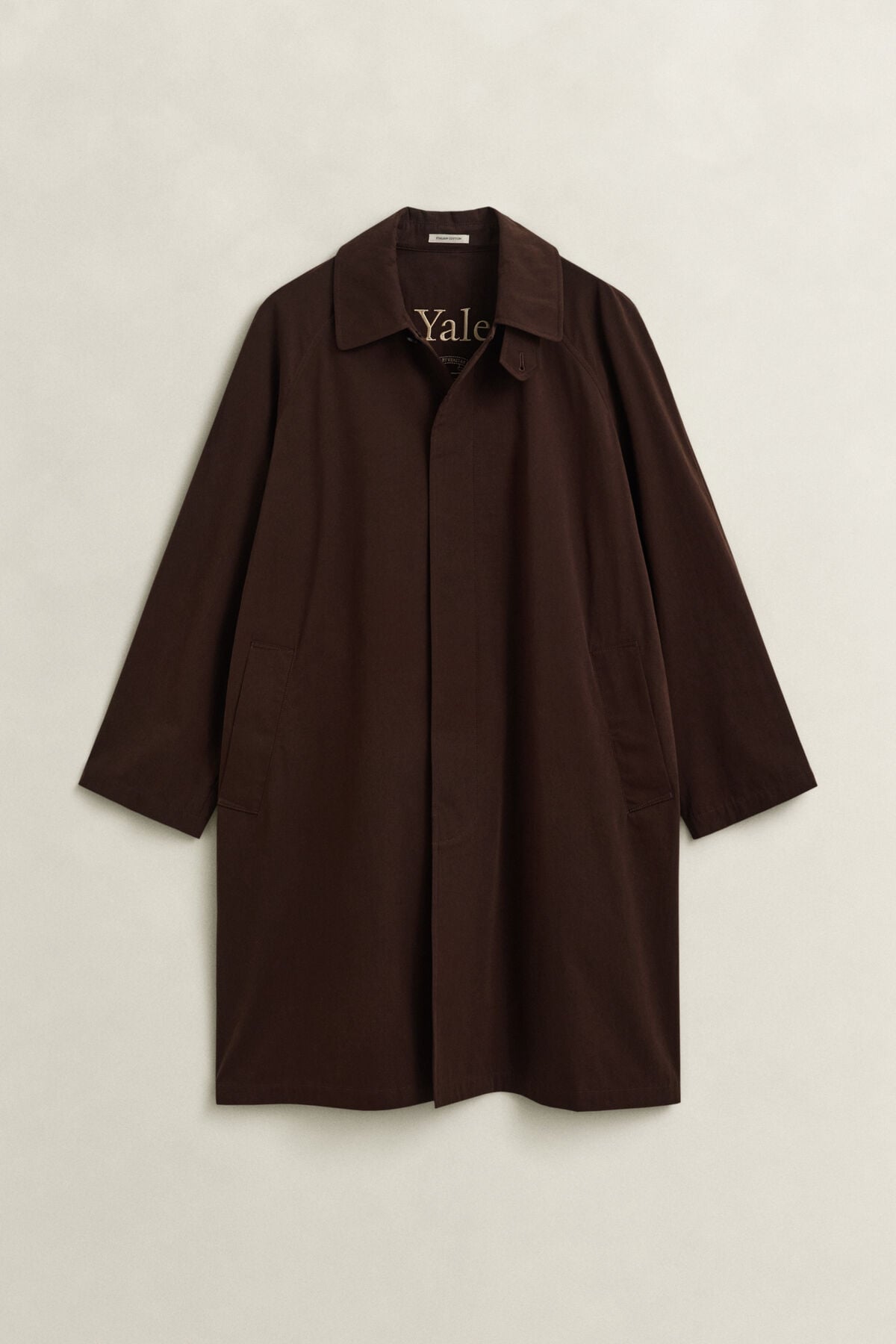 Gant x Yale Car Coat — BLACK BROWN