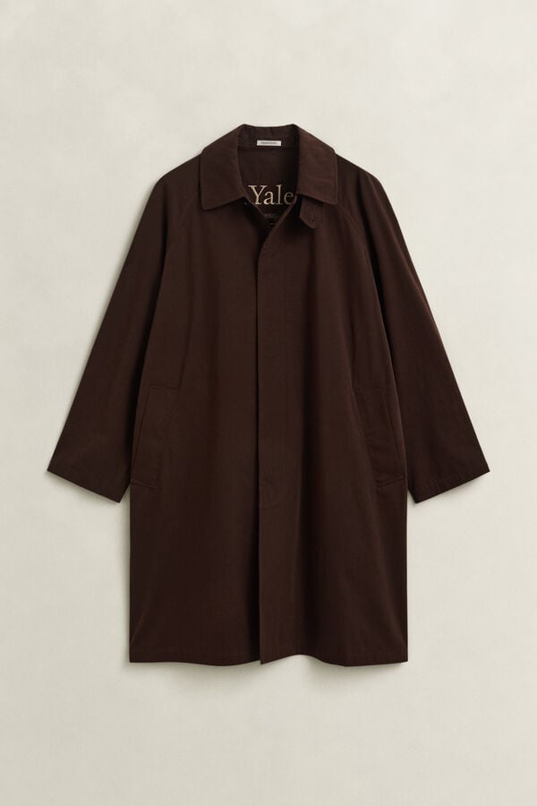 Gant x Yale Car Coat — BLACK BROWN