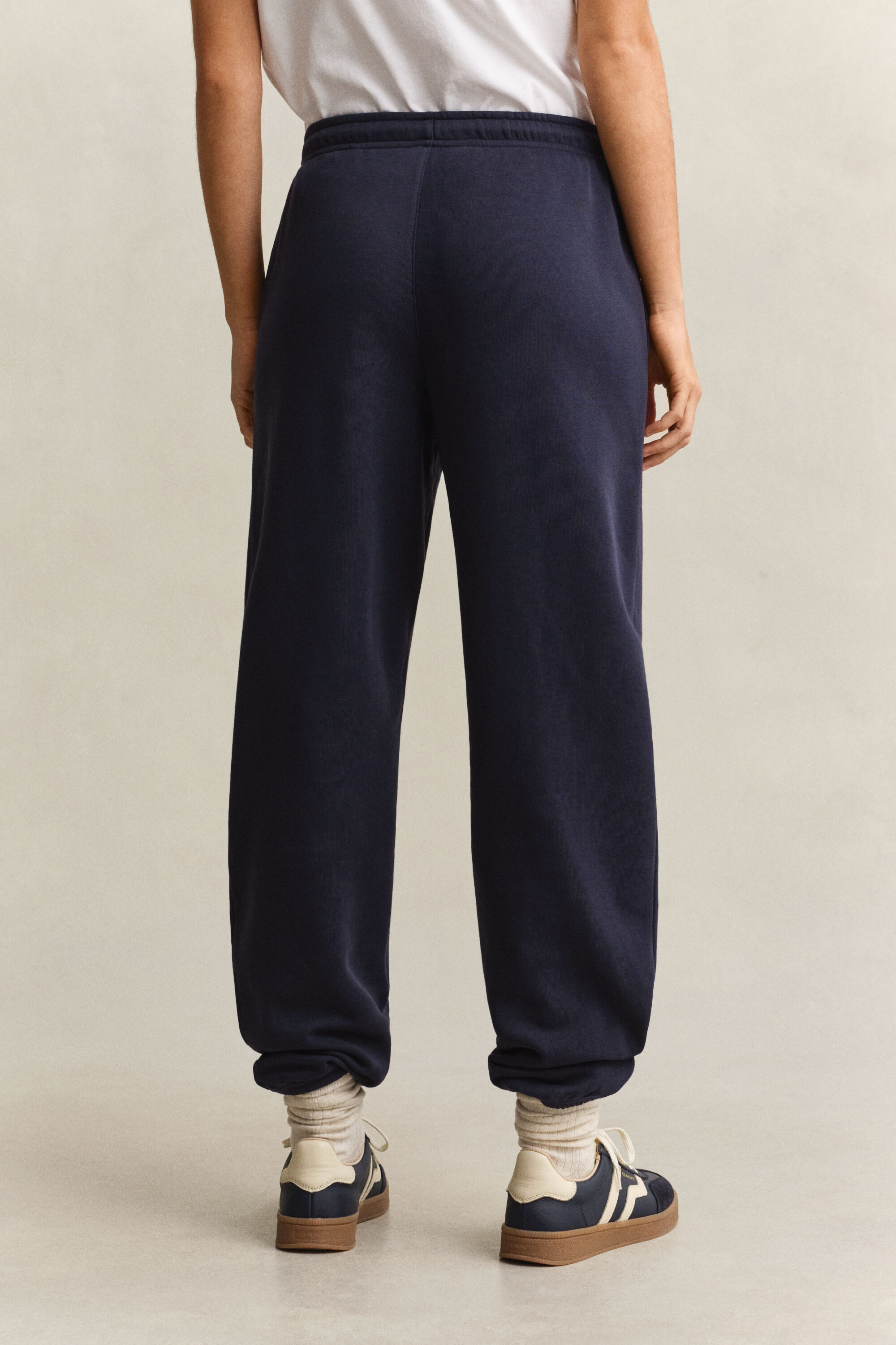 Tonal Shield Sweatpants — EVENING BLUE