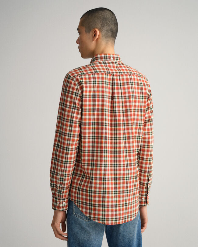 Regular Fit Broadcloth Tartan Shirt
