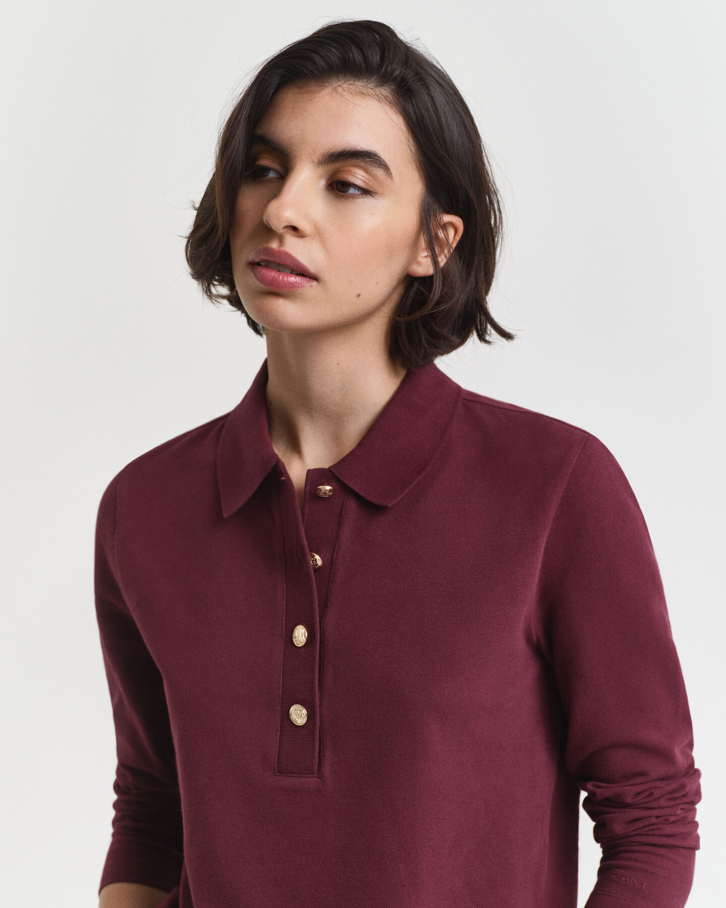 Long Sleeve Piqué Polo Shirt