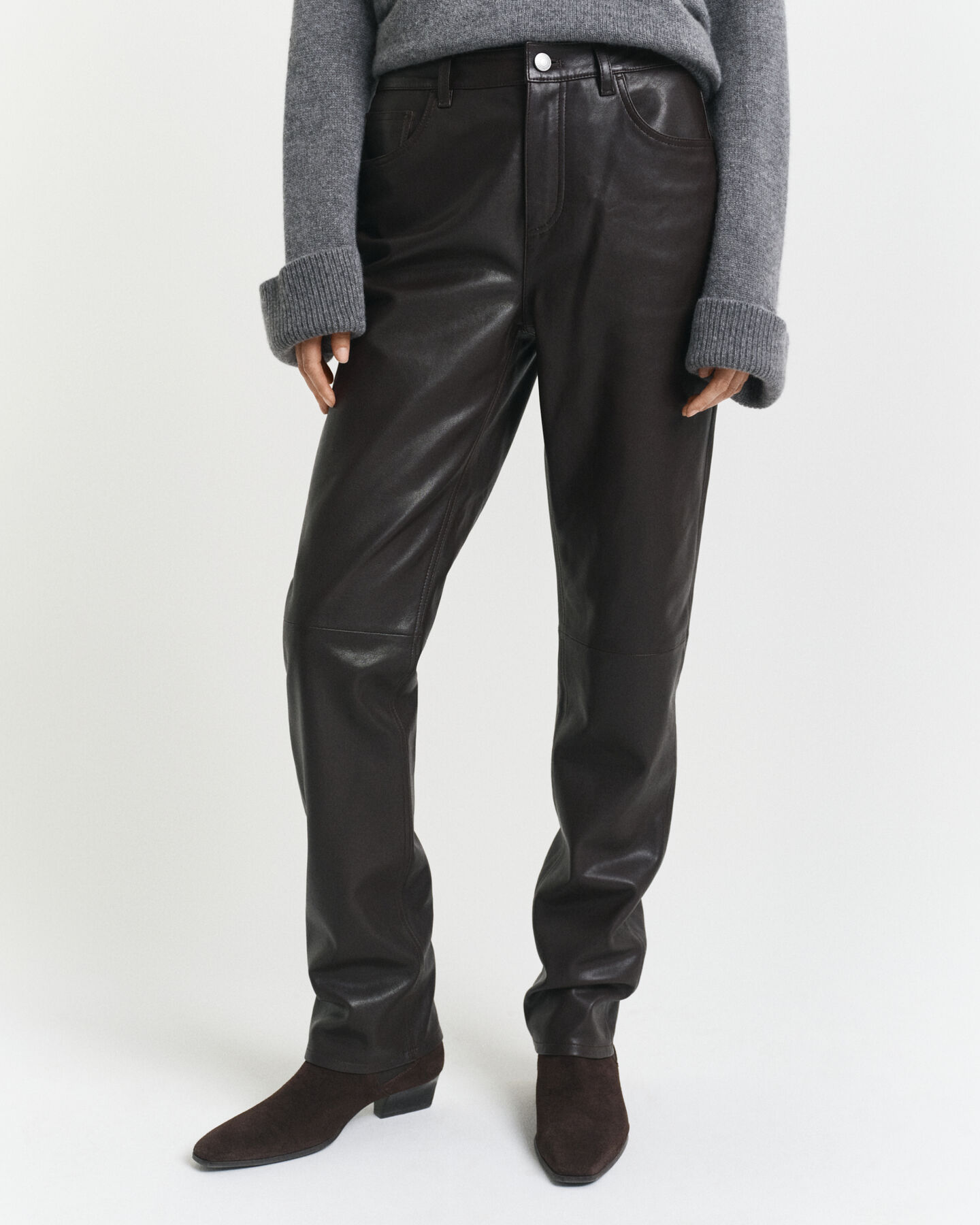 5-Pocket Leather Pants