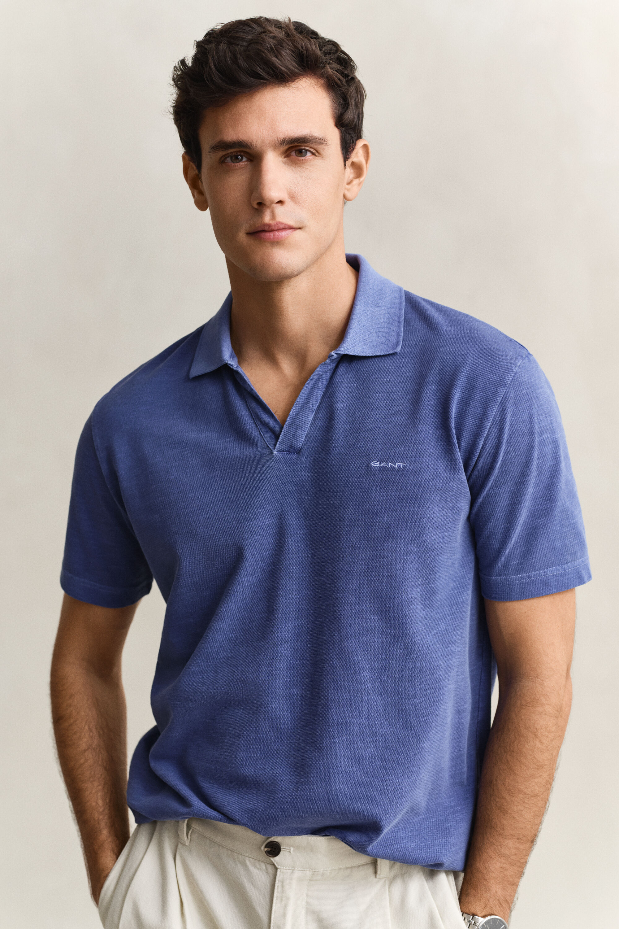 Washed Polo Shirt