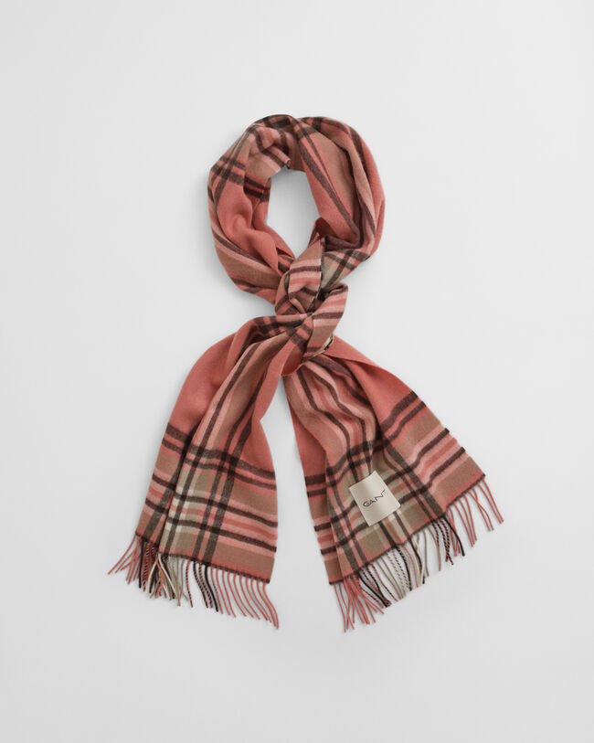 Tartan Checked Wool Scarf
