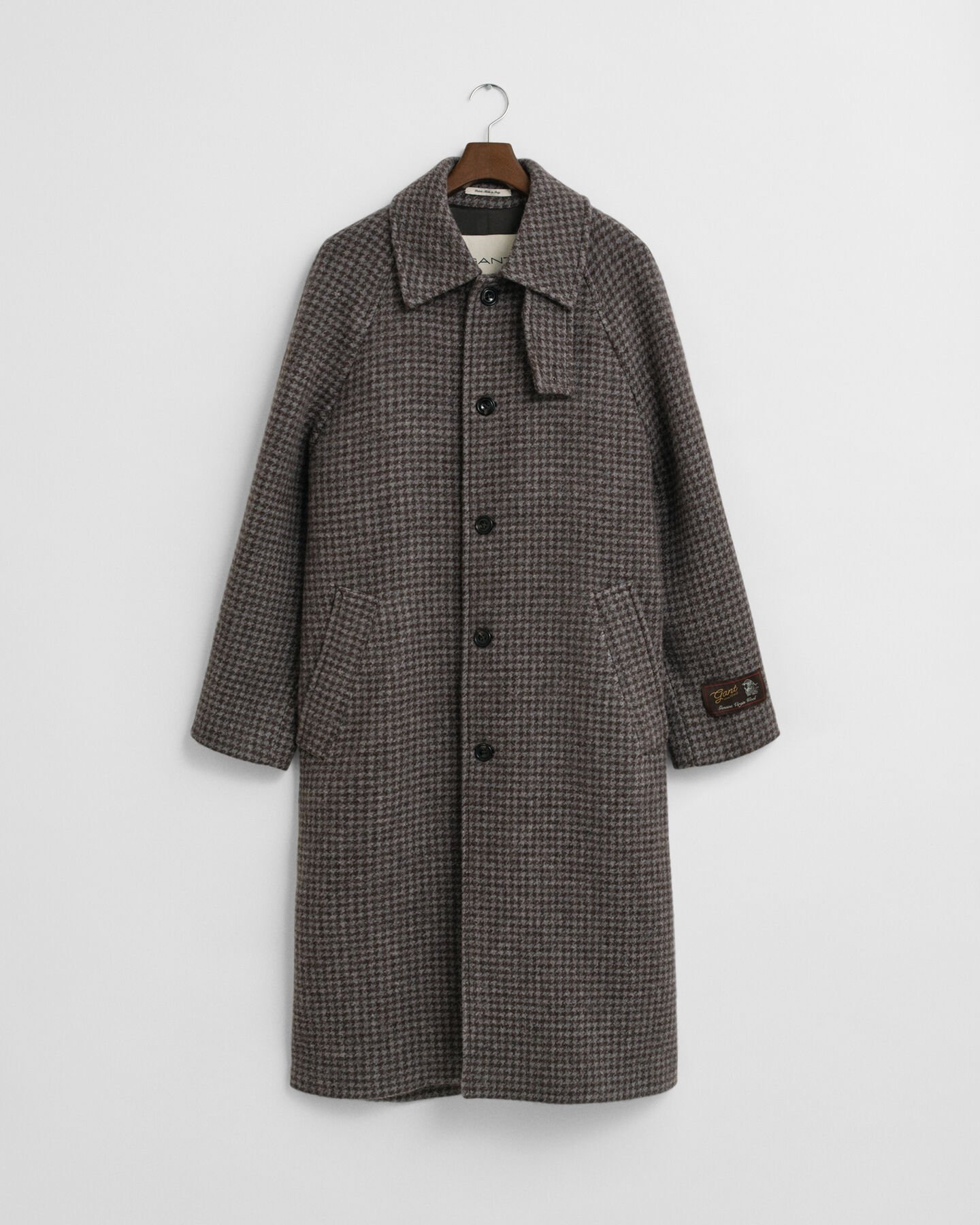 Wool Balmacaan Coat