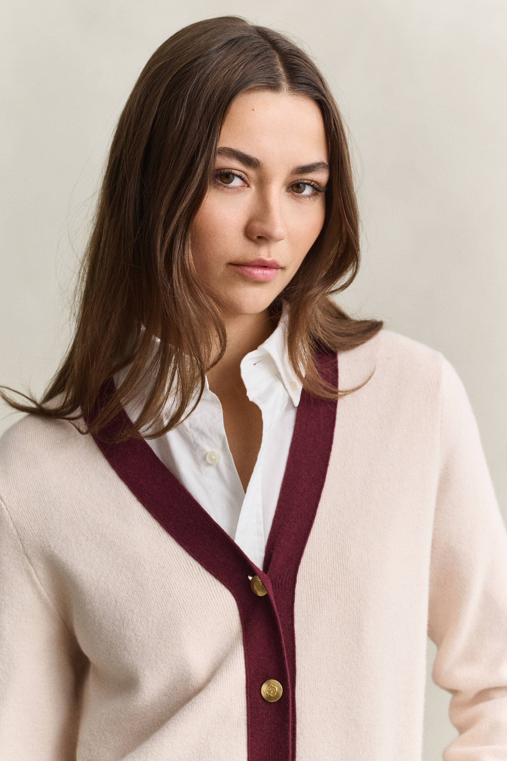 Contrast Cardigan