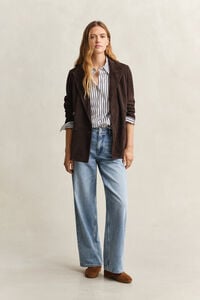 Relaxed Fit Classic Striped Poplin Shirt