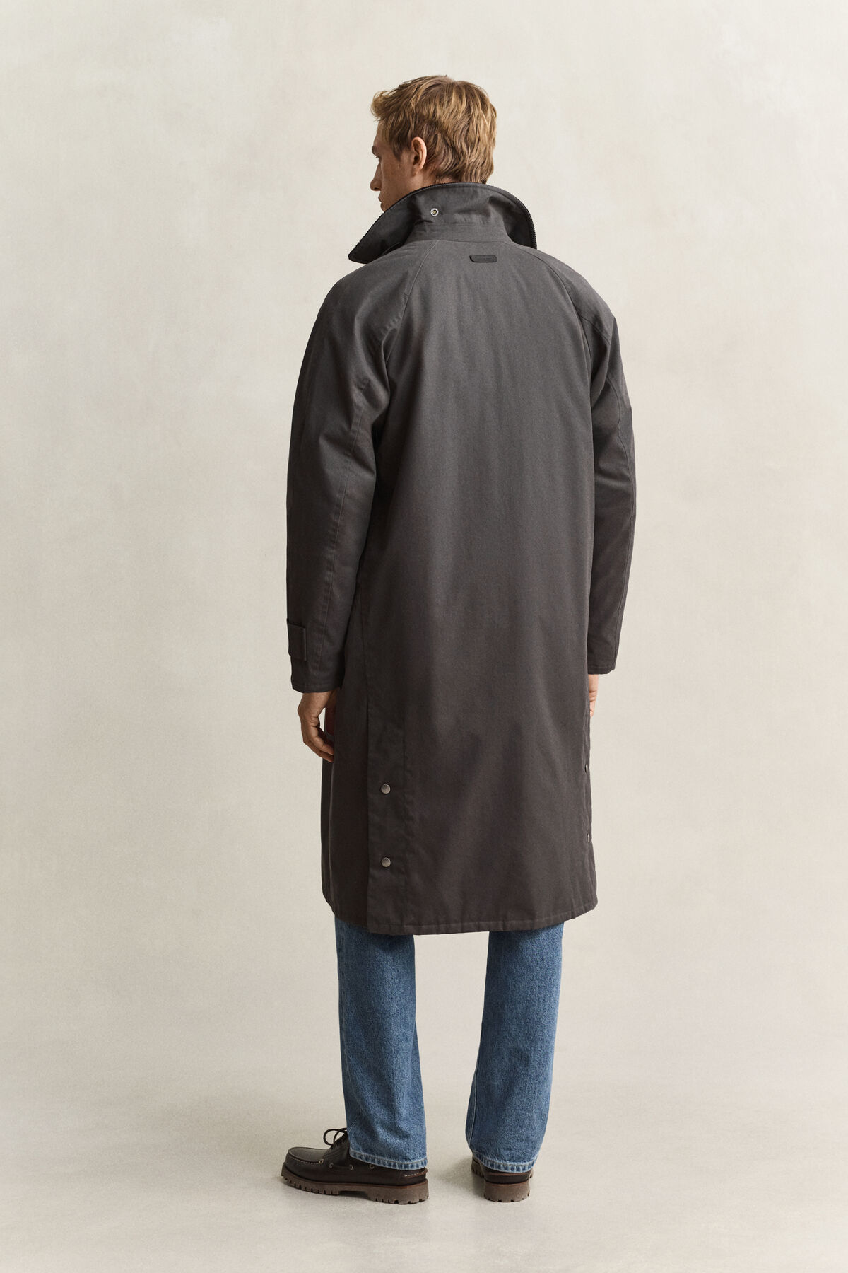 Waxed Barn Coat — DUSKY ANTHRACITE
