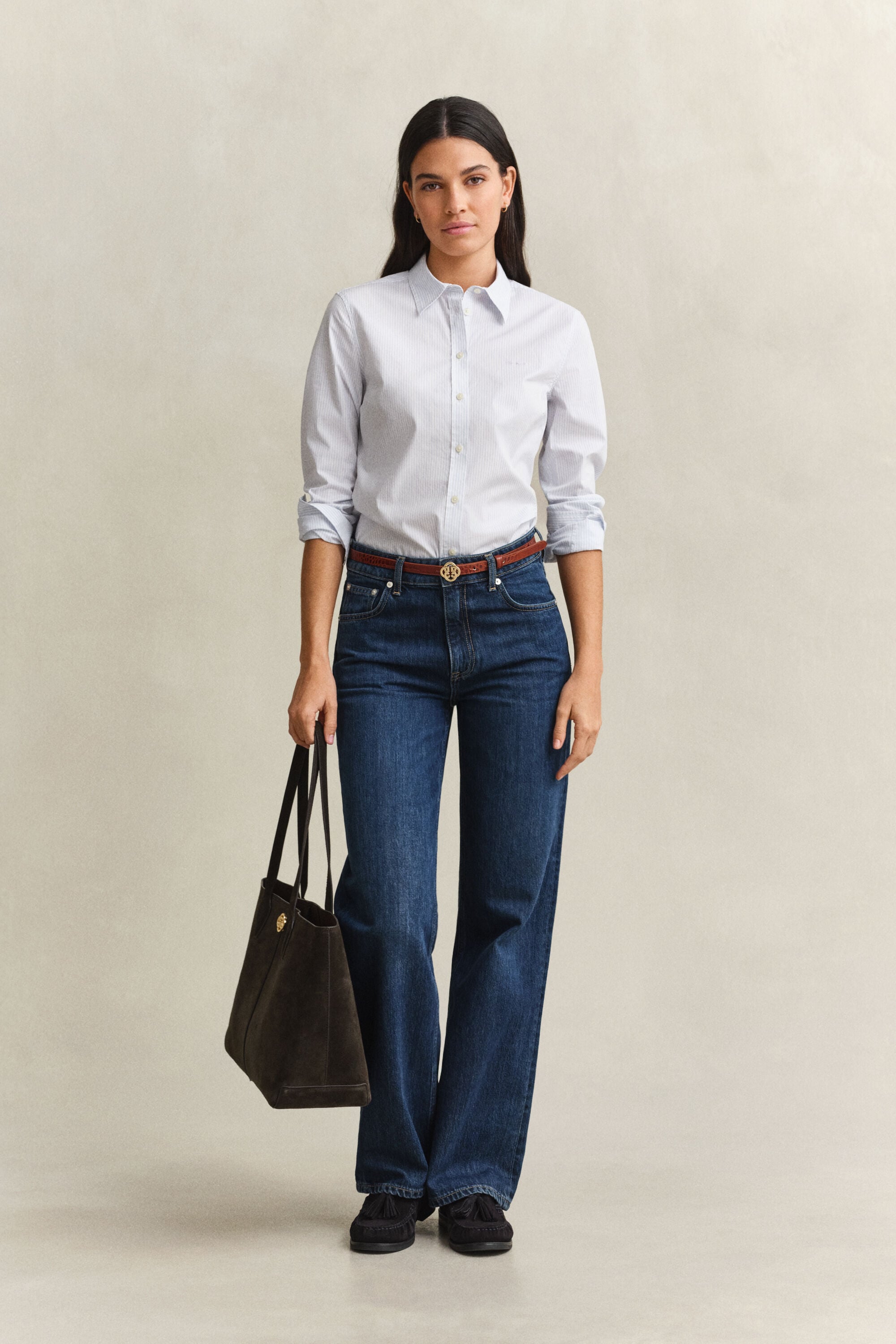 Striped Poplin Shirt