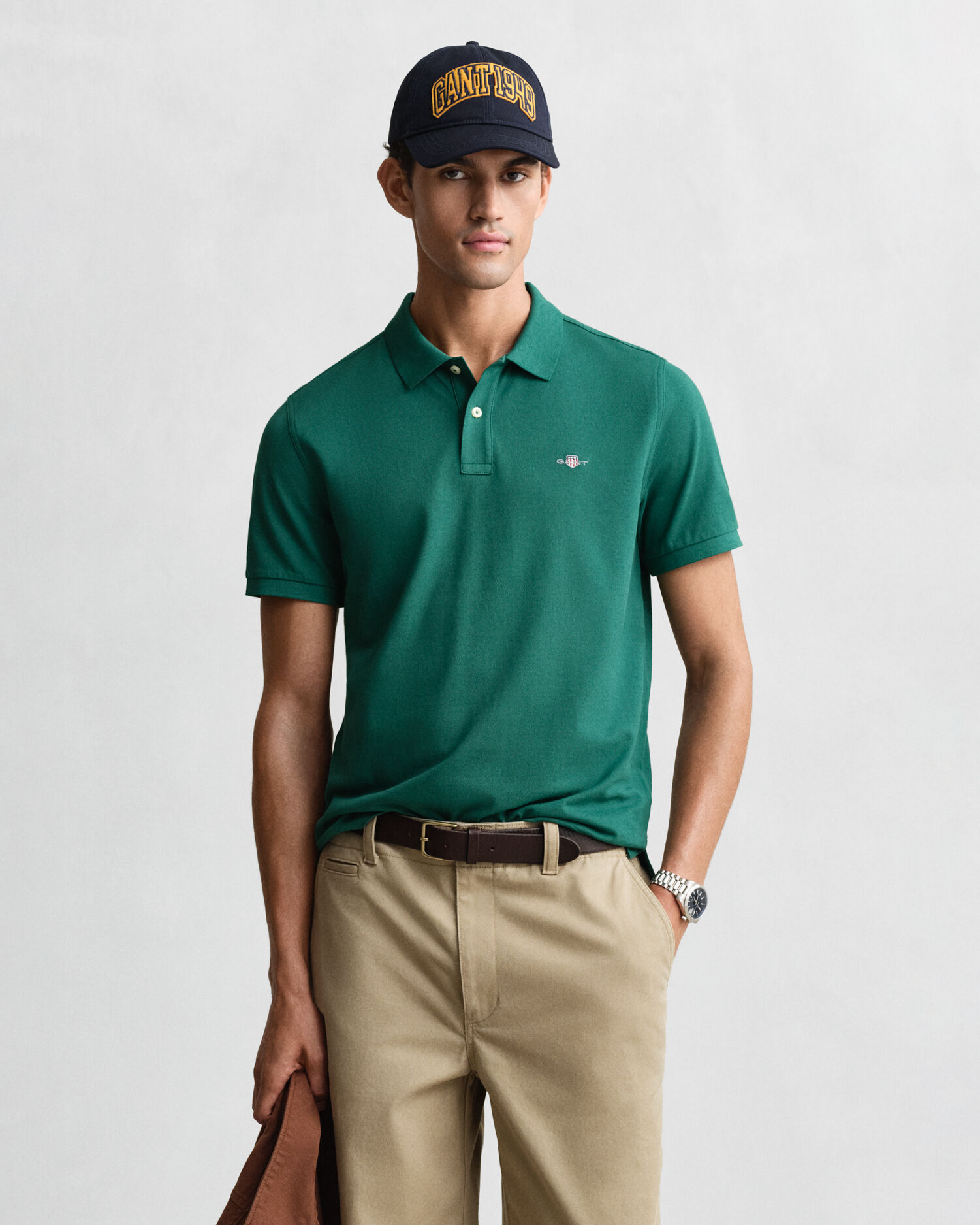 Classic Regular Polo Shirt — DEEP FOREST GREEN