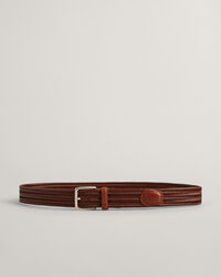 Braided Elastic Leather Belt - GANT