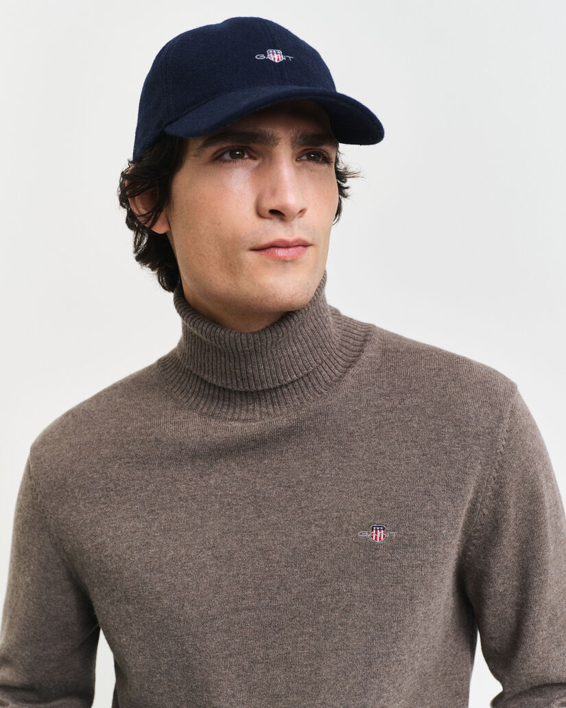 Cotton Wool Turtleneck Sweater