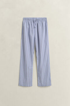 Striped Poplin Pajama Pants — LAVENDER BLUE 1