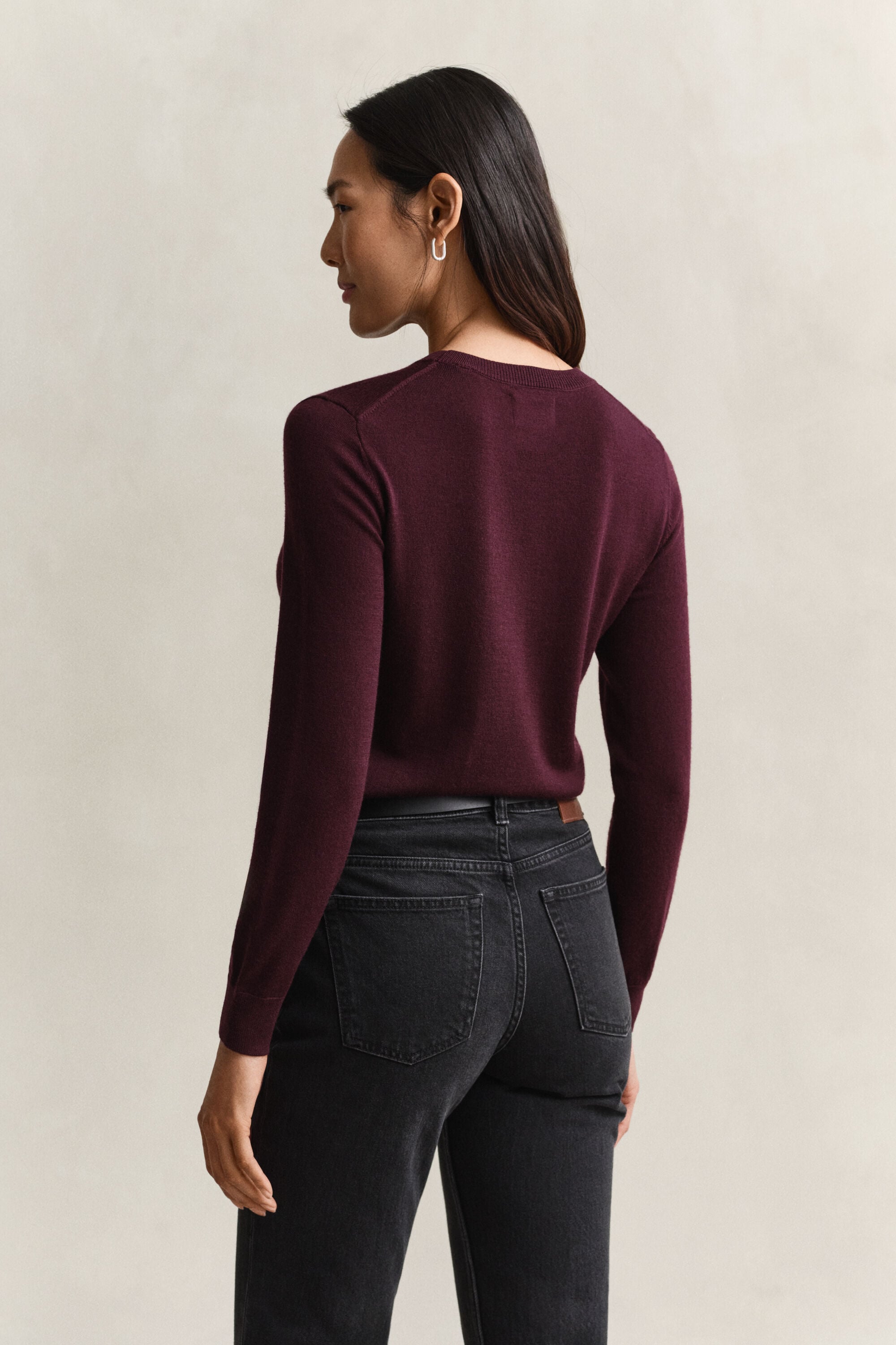 Extra Fine Merino Wool Crew Neck Sweater
