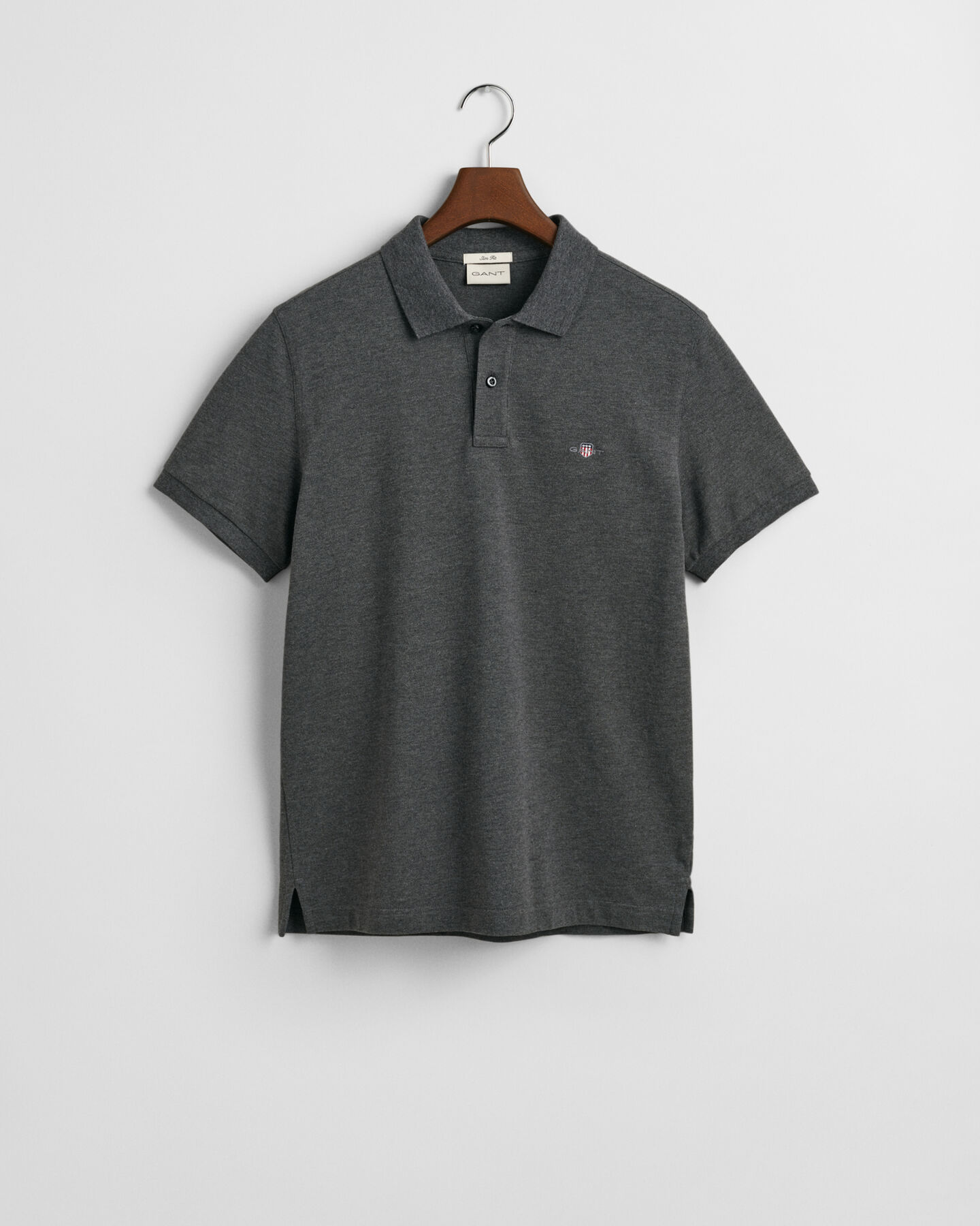 Slim Fit Shield Piqué Polo Shirt