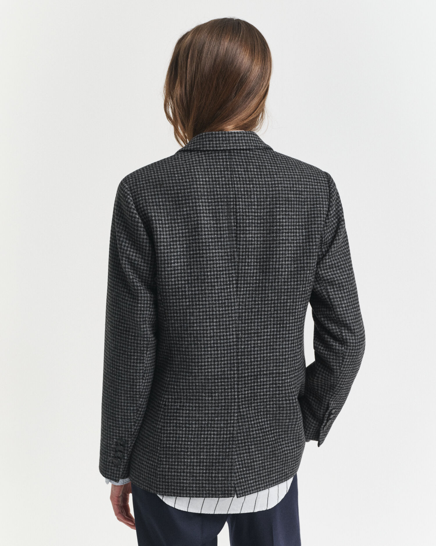 Regular Fit Wool Houndstooth Blazer