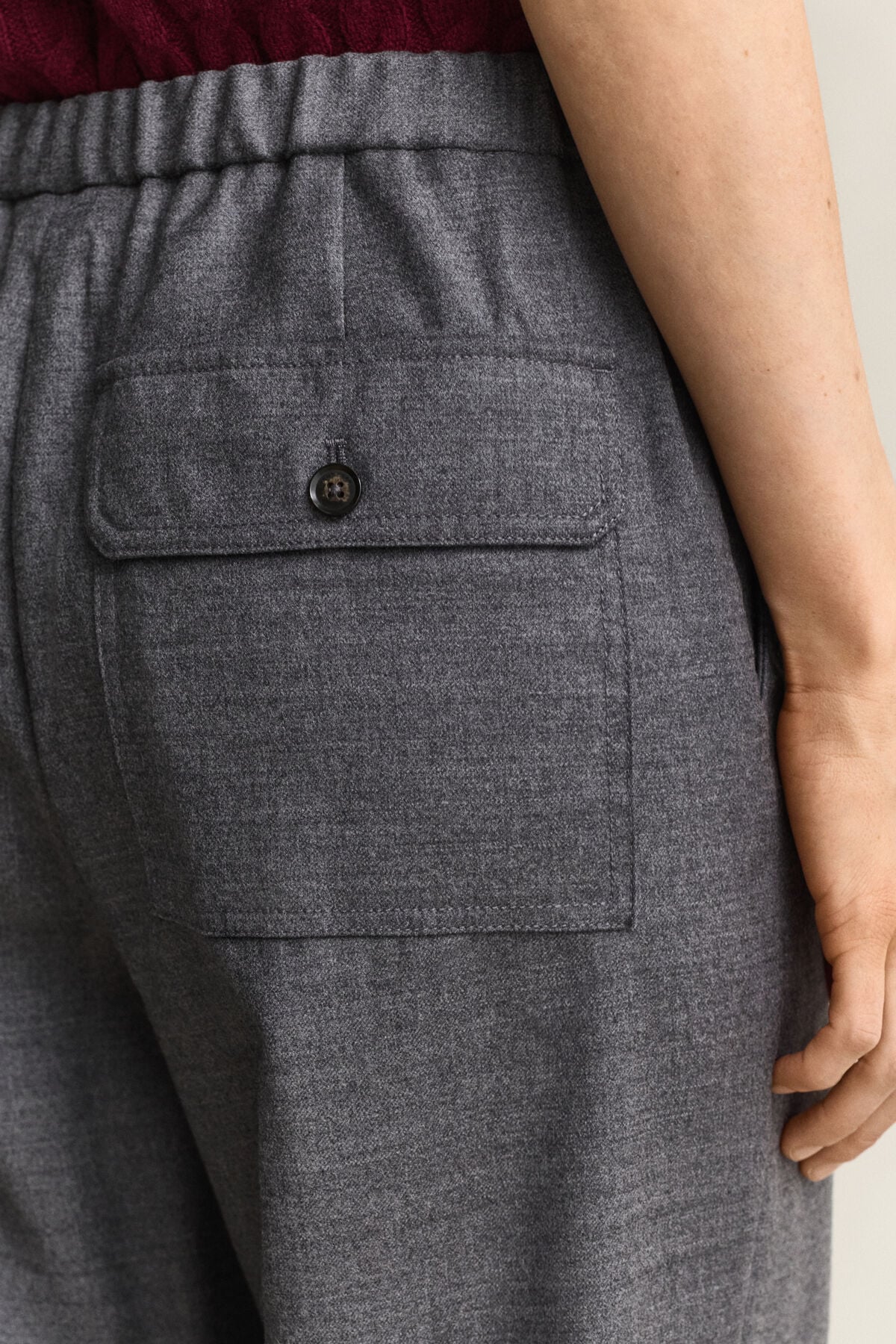 Flannel Pants — CHARCOAL MELANGE