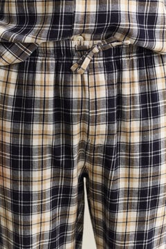 Checked Pajama Set — EVENING BLUE 3