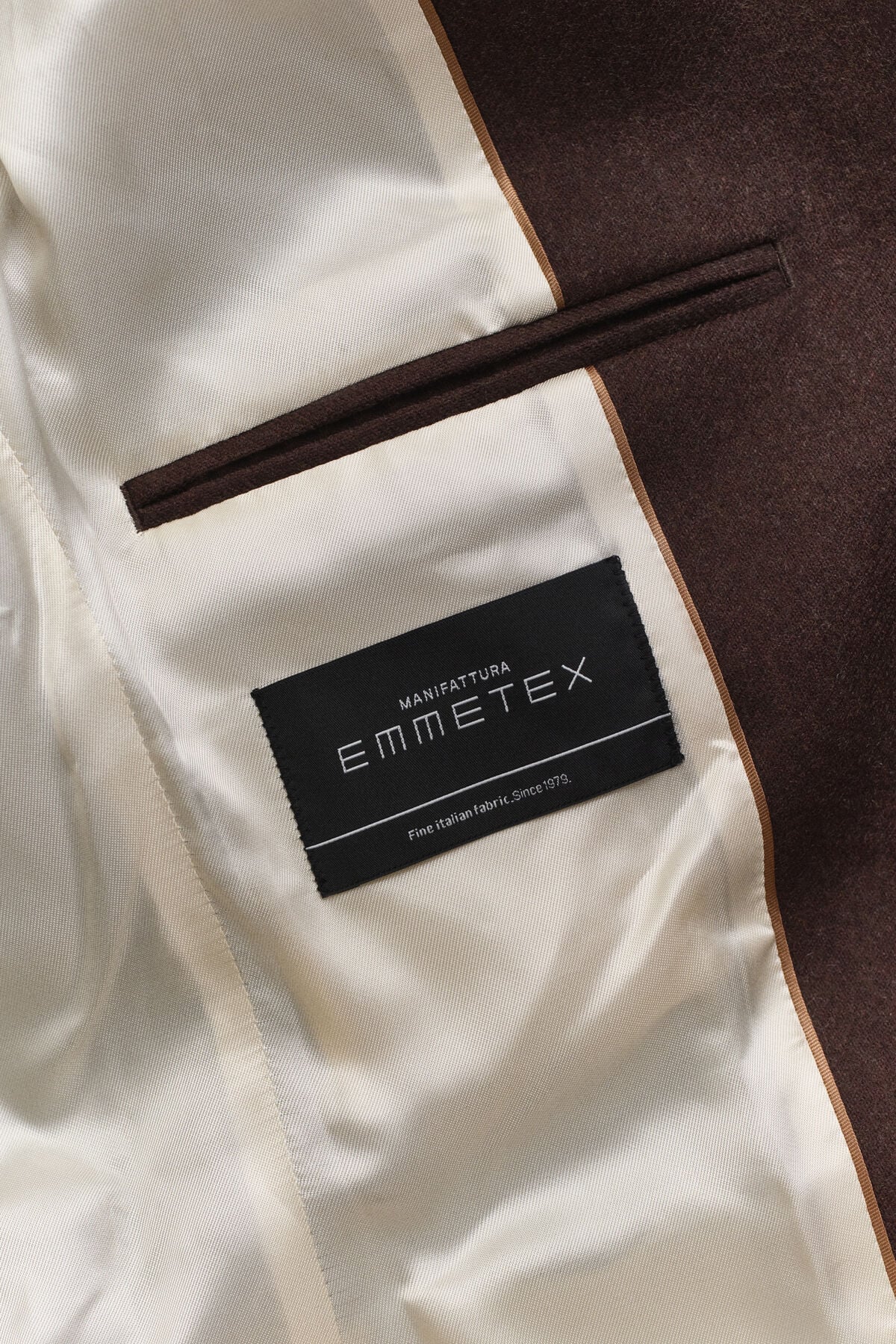 Flannel Blazer — DEEP BROWN