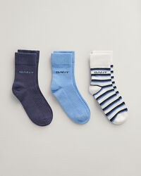 Kids 3-Pack Striped Socks