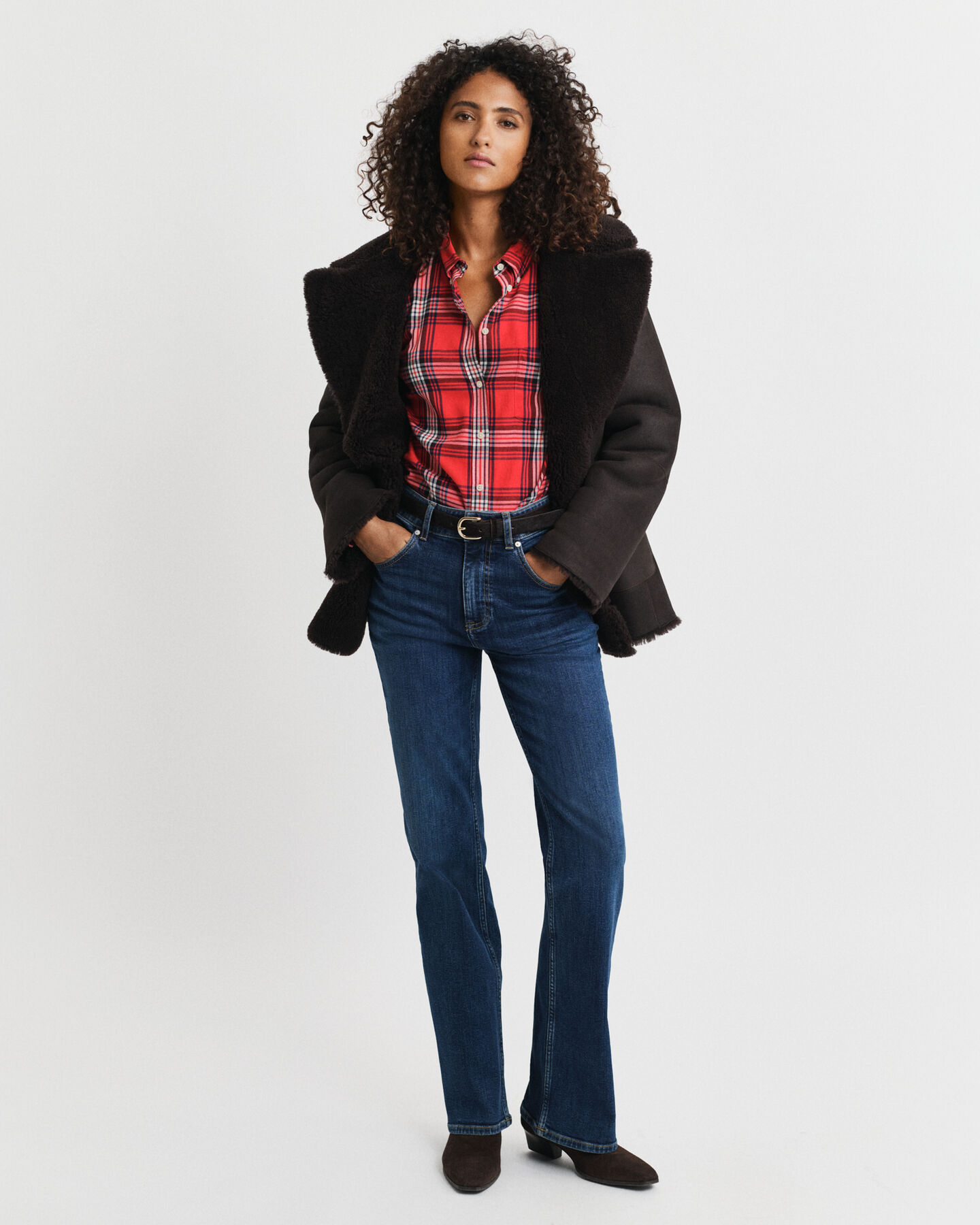 Relaxed Fit Checked Flannel Shirt