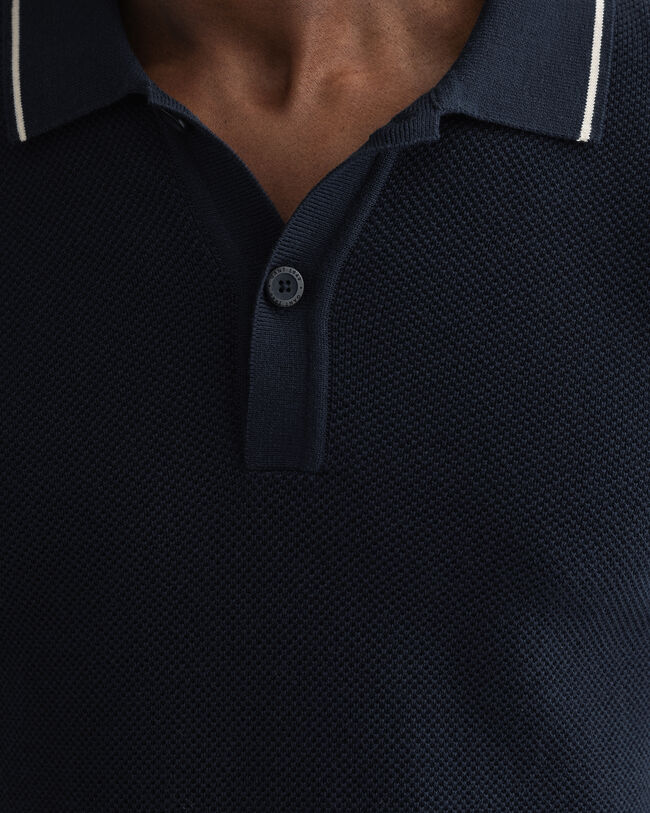 Piqué Texture Polo Shirt