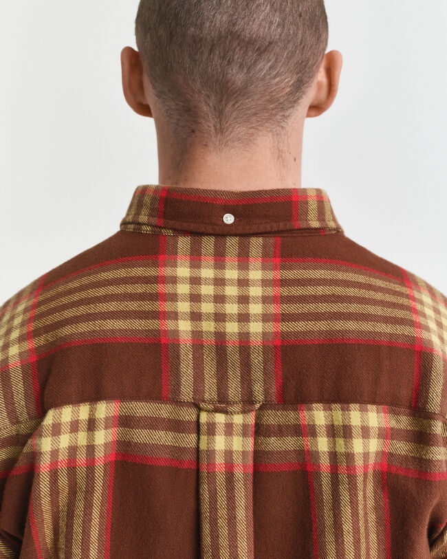 Oversized Flannel Twill Shirt