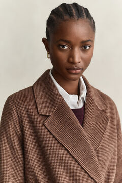 Handstitched Belted Coat — DEEP BROWN 3