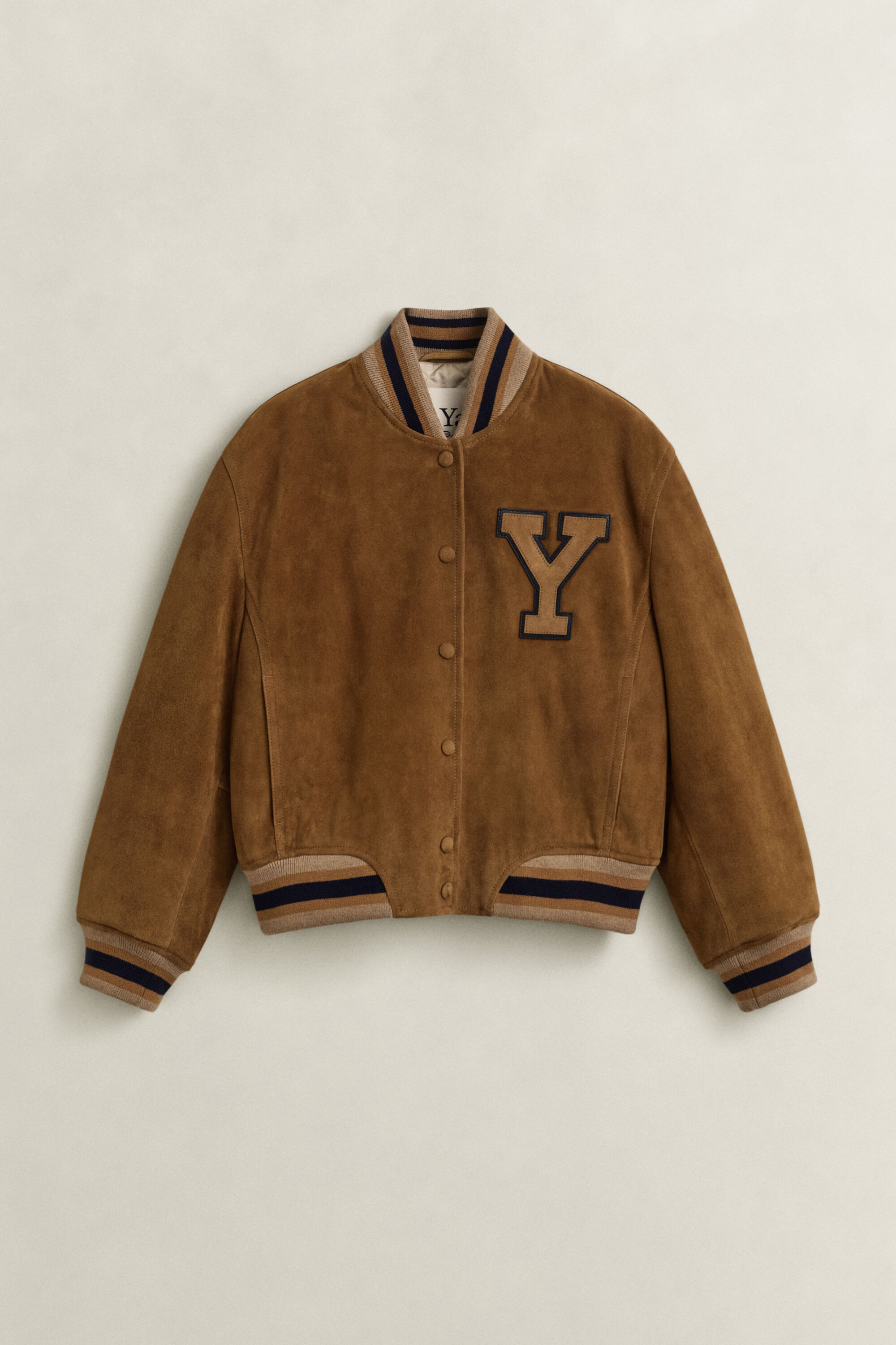 Gant x Yale Suede Varsity Jacket