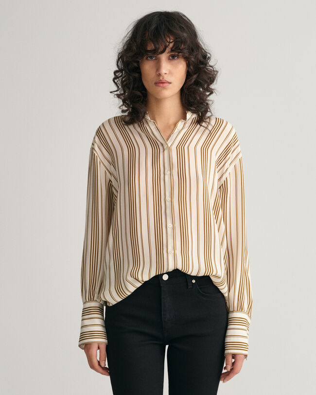 Relaxed Fit Striped Shirt - GANT