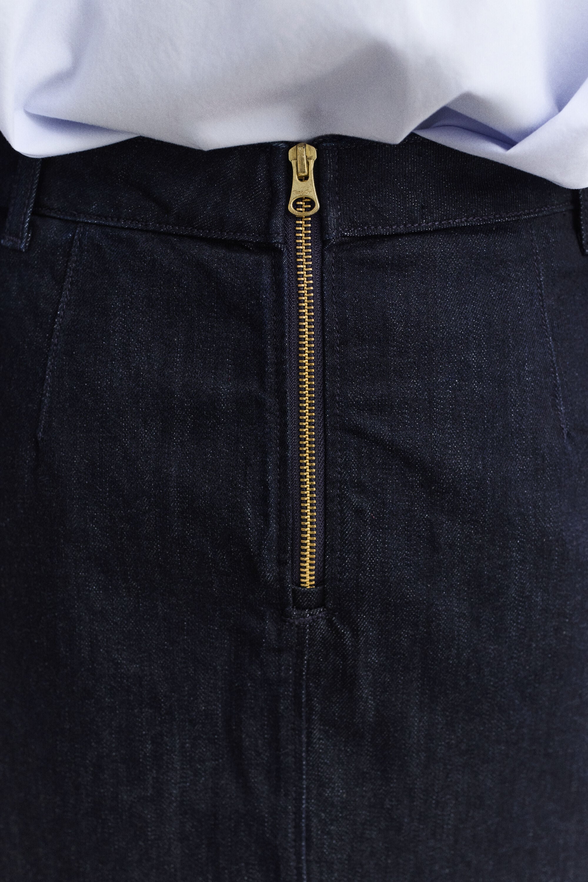 Denim Pencil Skirt